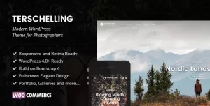 Terschelling - Modern Photography WordPress Theme