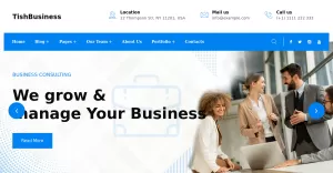 TishBusiness - Corporate and Business WordPress Theme