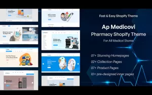 TM Medicovi - Pharmacy Store Shopify Theme - TemplateMonster