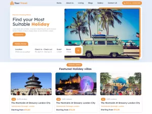 Tour Travel Package  WordPress Theme Directory