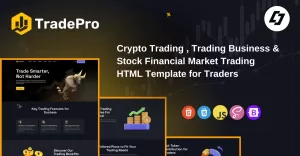 TradePro - The Ultimate HTML Template for Trading, Forex, Cryptocurrency, and Investment