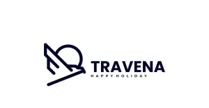 Travel Bird Line Art Logo