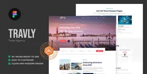Travly - Tour & Travel Agency Figma Template