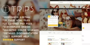 Trips  Travel Hotel Booking Site HTML Template