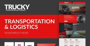 Trucky - Responsivt WordPress-tema för transport och logistik