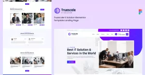 Truescale - IT Solution Services Elementor Landing Page