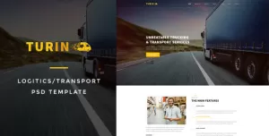 Turin : Logistics/Transport PSD Template