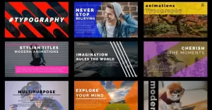 Typography Titles V.4 - Multipurpose After Effects Templates