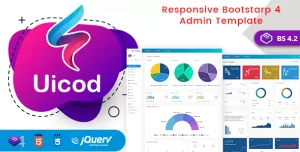 Uicod - Responsive Bootstrap 4 Admin Dashboard & WebApp Templates