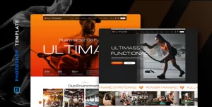 Ultimass – Sport Club Template for Adobe Photoshop