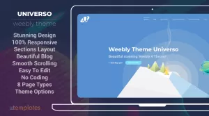 Universo - Premium Weebly Theme