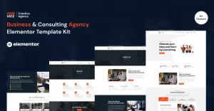 UserVice Business & Consulting Agency Elementor Template Kit