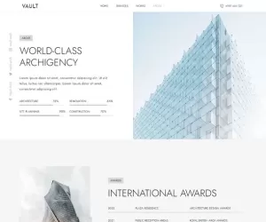 Vault - Architecture Interior Elementor Template Kit