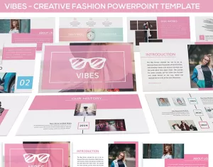 Vibes - Creative Fashion PowerPoint template