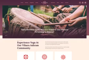 Vihara - Ashram Buddhist Temple WordPress Theme
