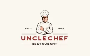 Vintage Retro Chefs For Restaurant Logo Design Template