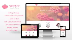 Vintage - Weebly Pro Theme