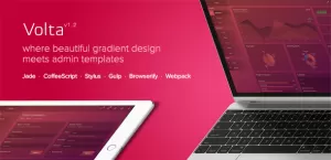 Volta - Futuristic Web Application and Admin Dashboard