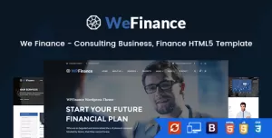 We Finance - Consulting Business HTML5 Template