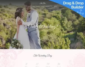 Wedding Planner Moto CMS 3 Template