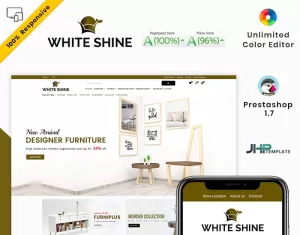 White Shine - Wood Furniture Mega PrestaShop Theme