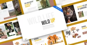 WildUp Nature Professional Keynote Template - TemplateMonster