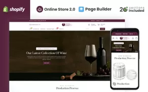 Wine&Dine Responsive Shopify Theme - TemplateMonster