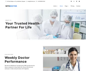 WithDoctor - Medical Elementor Template Kit