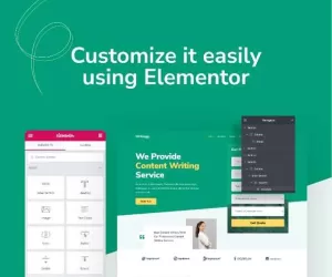 Writingg - Content Copywriting Services Elementor Template Kit