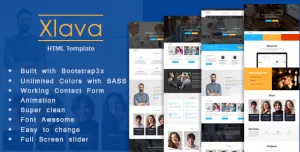 Xlava - Corporate, Agency Business HTML5 Template