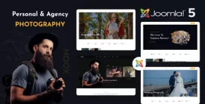 Xoon - Joomla 5 Photography Portfolio Template  Photographer