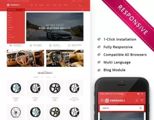 Yardsale - Automobile Store Premium OpenCart Template