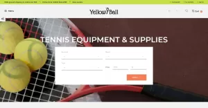 YellowBall - Tennis Store PrestaShop Theme - TemplateMonster