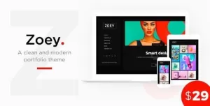 Zoey - Portfolio WordPress Theme