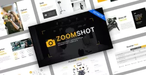 ZoomShot Photography Keynote Template - TemplateMonster