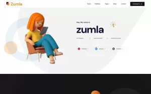 Zumla Marketing Agency HTML5 Template - TemplateMonster